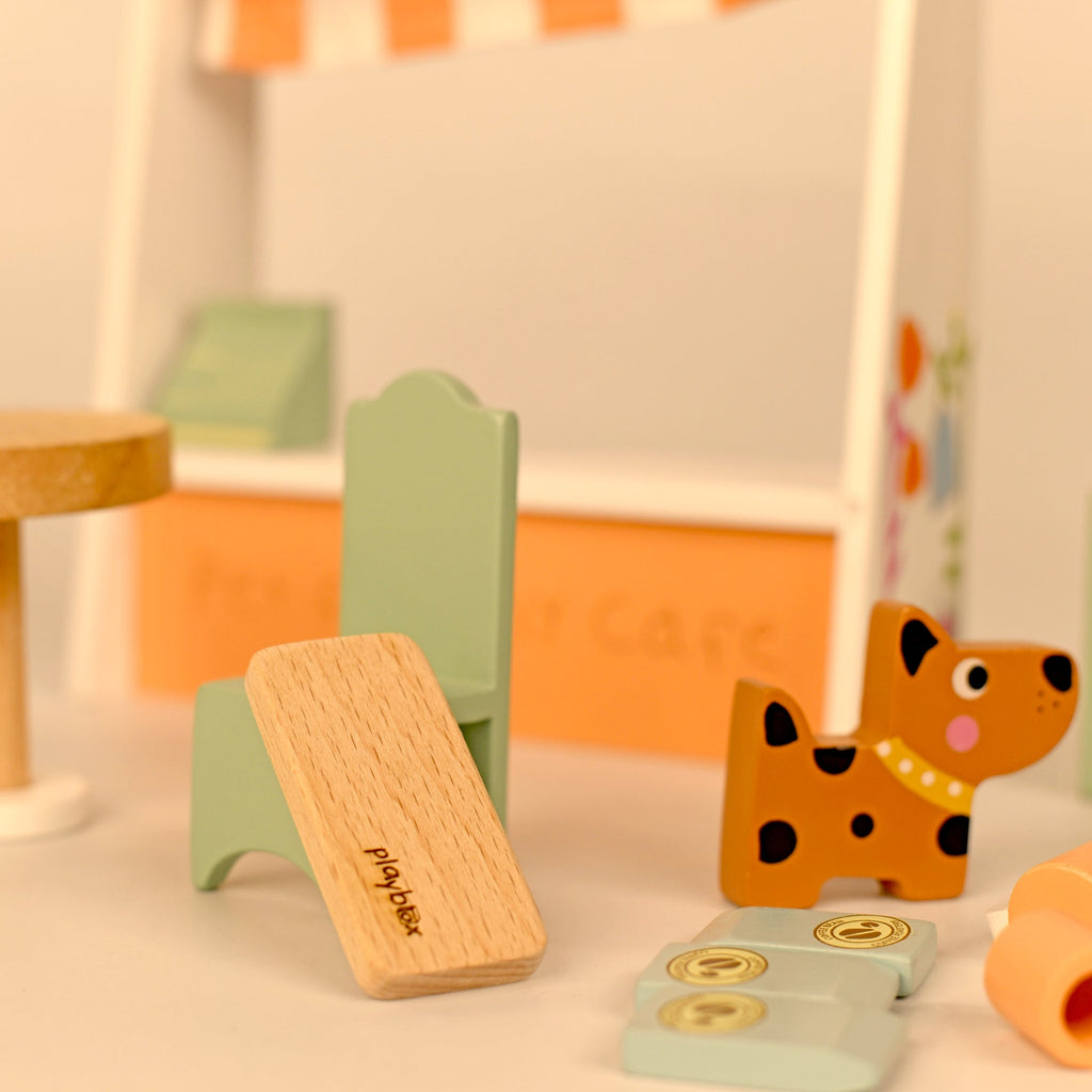 Playbox Pet Friendly Cafe Wooden Toy - Tortoyse CURATED GIFT SETS