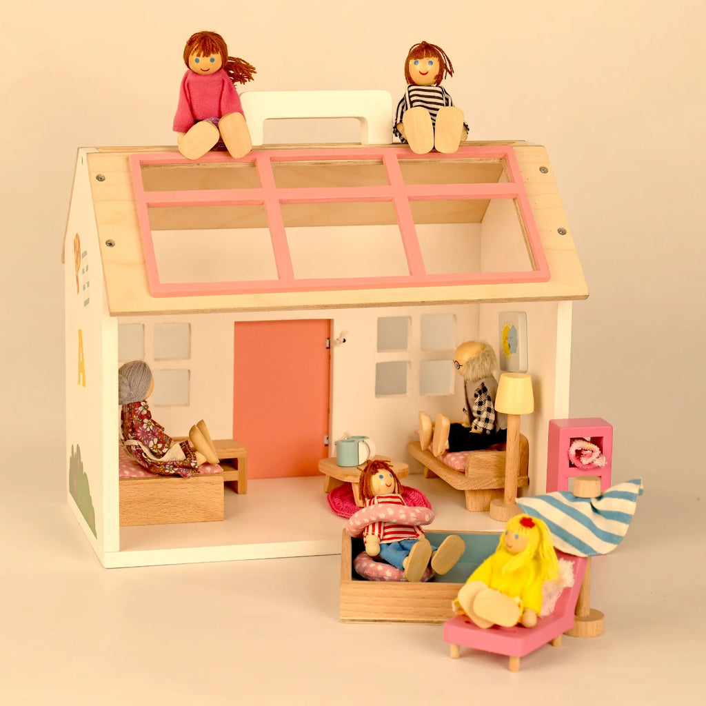 Playbox Pop’s Pool Side Villa – Mini Doll House - Tortoyse