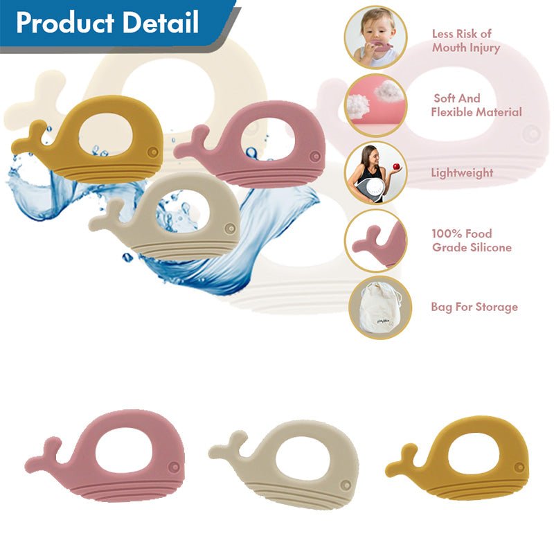 Playbox Whale Teether - Tortoyse TEETHERS