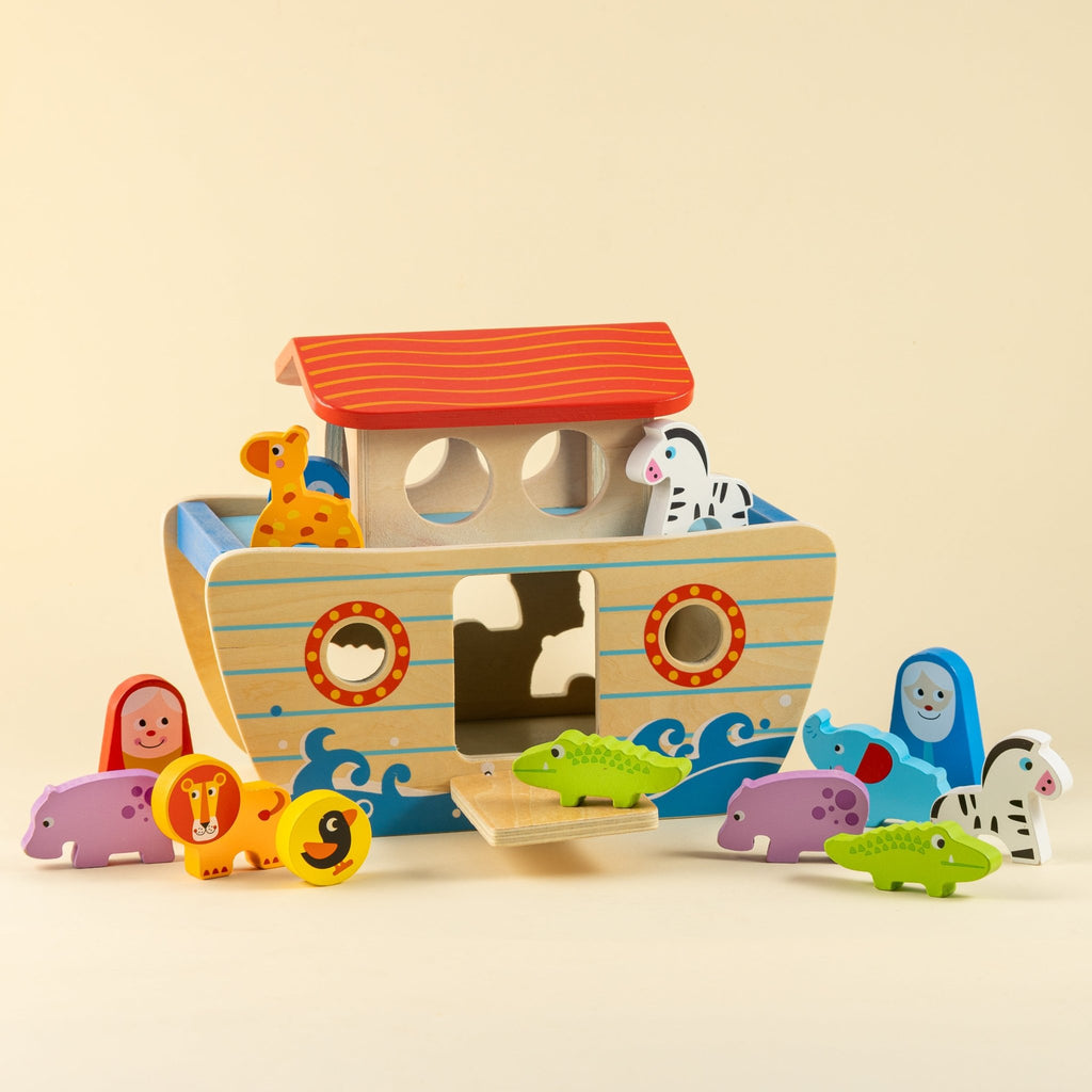 Playbox Wild Cruise Wooden Animal Ark Toy - Tortoyse
