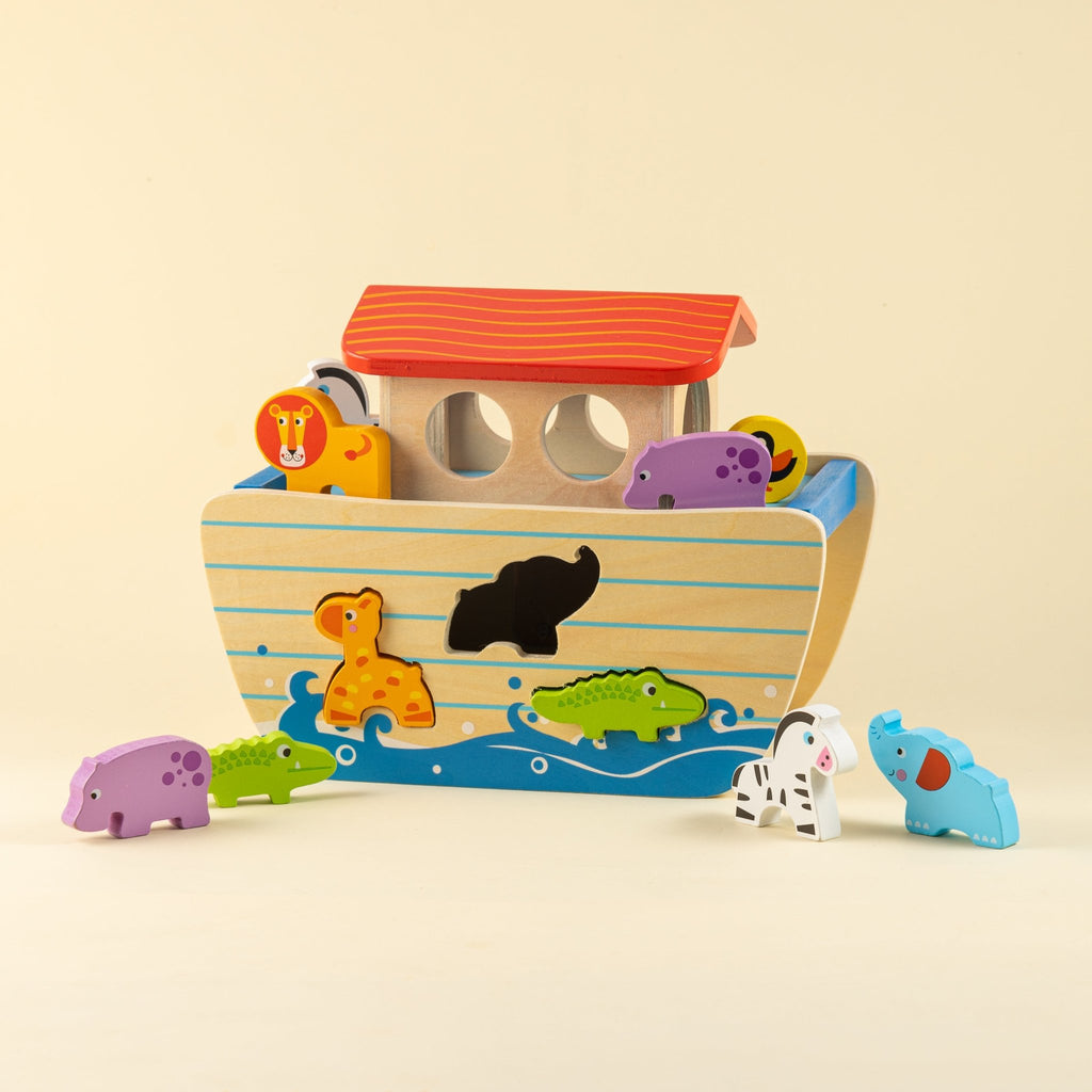 Playbox Wild Cruise Wooden Animal Ark Toy - Tortoyse