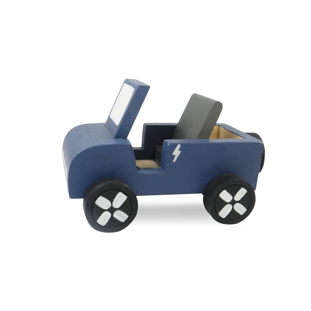 Playbox Wooden EV Jeep with Charger - Tortoyse