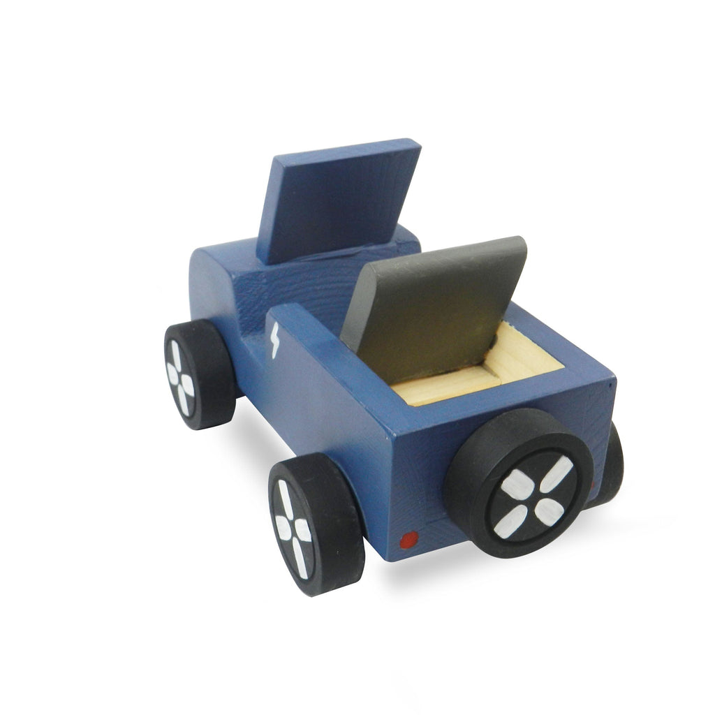 Playbox Wooden EV Jeep with Charger - Tortoyse