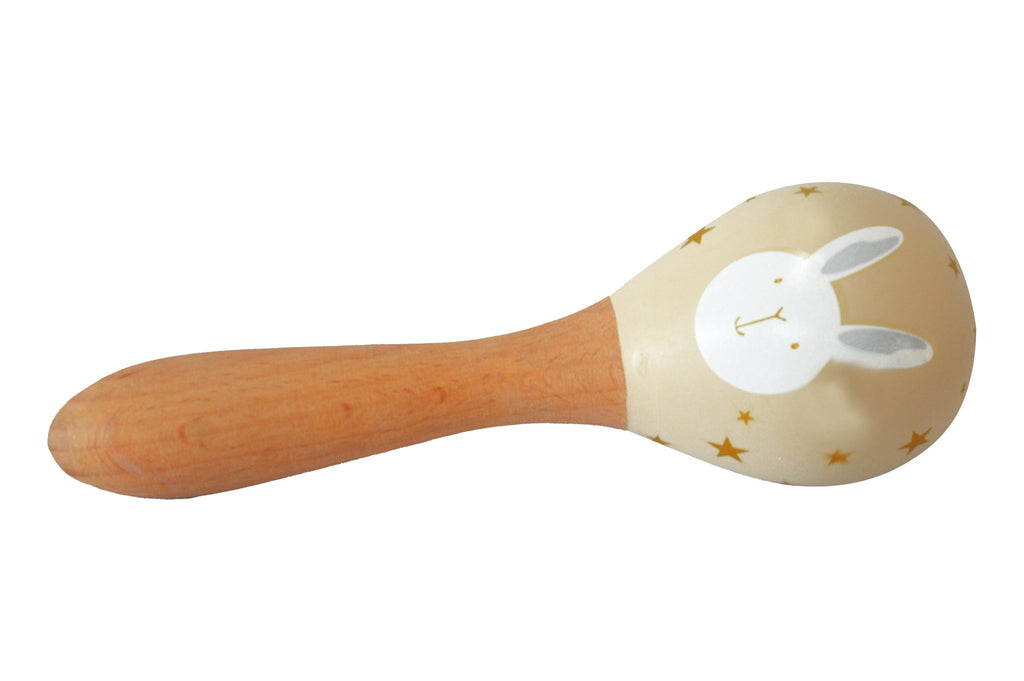 Playbox Wooden Forest Maracas / Rattle - Tortoyse RATTLES