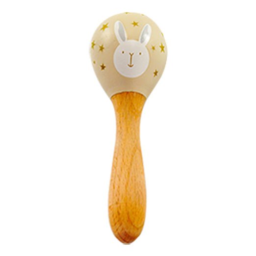 Playbox Wooden Forest Maracas / Rattle - Tortoyse RATTLES