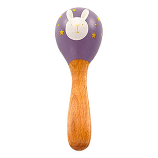 Playbox Wooden Forest Maracas / Rattle - Tortoyse RATTLES