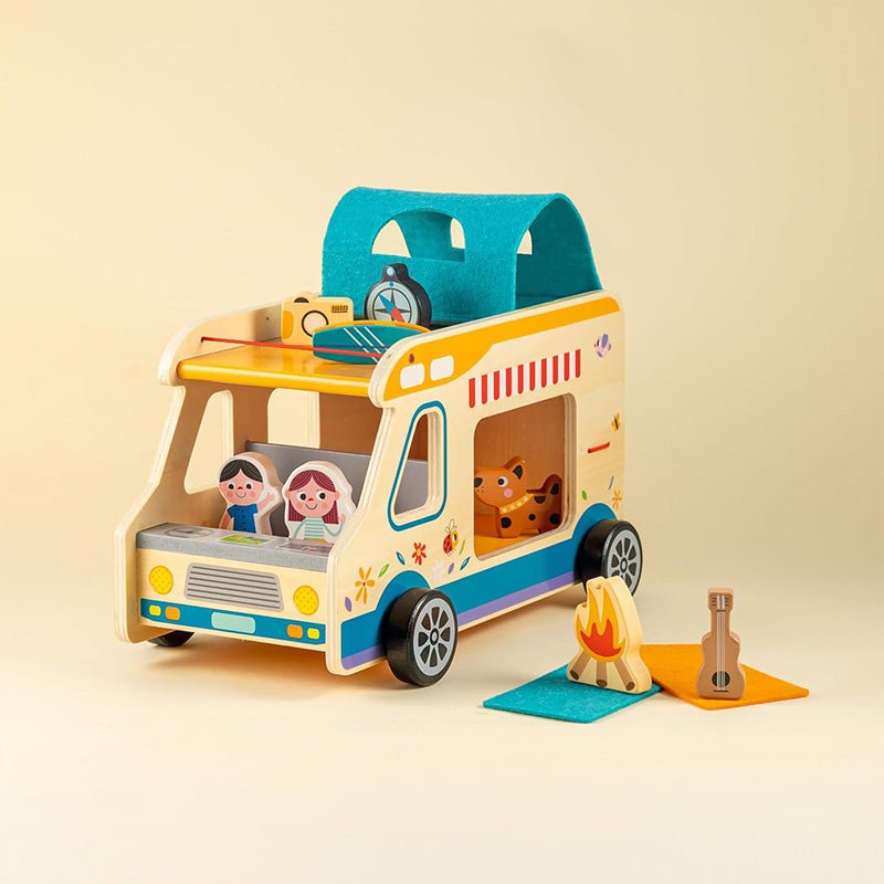 Playbox Wooden Little Camper Set - Tortoyse