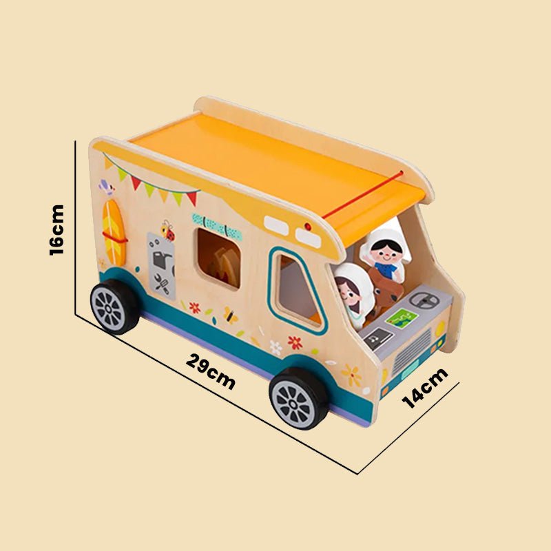 Playbox Wooden Little Camper Set - Tortoyse