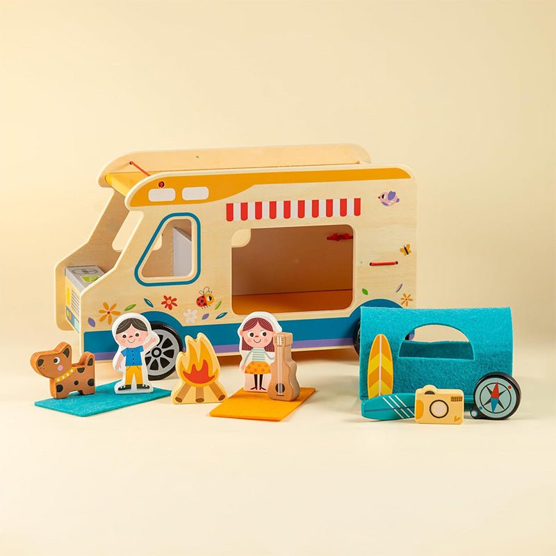 Playbox Wooden Little Camper Set - Tortoyse