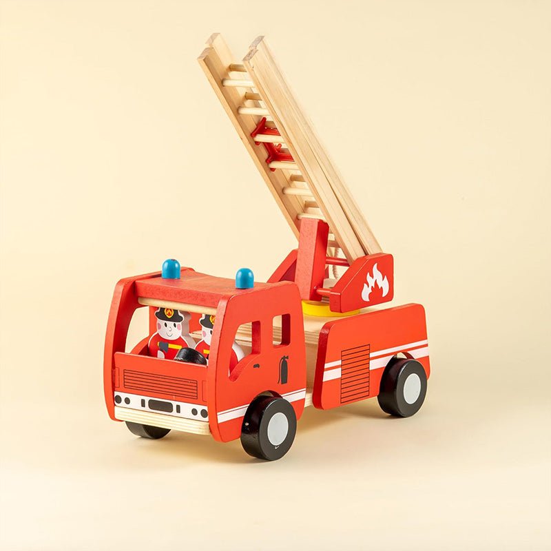Playbox Wooden Marshall's Fire Truck - Tortoyse
