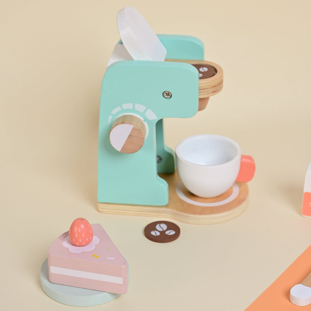 Playbox Wooden My Own Brew – Coffee Maker for Kids - Tortoyse