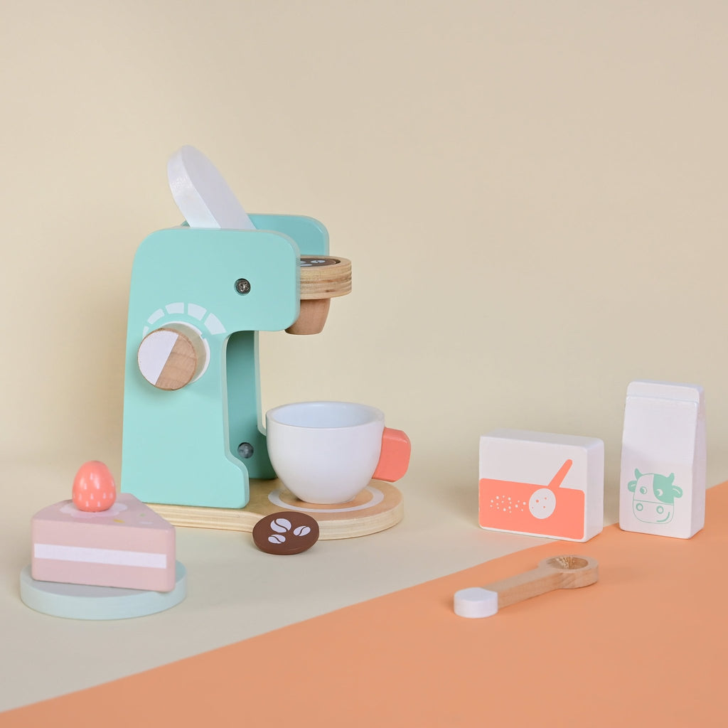 Playbox Wooden My Own Brew – Coffee Maker for Kids - Tortoyse