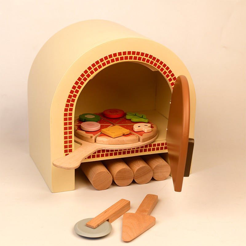 Playbox Wooden Pizza Oven Set - Tortoyse