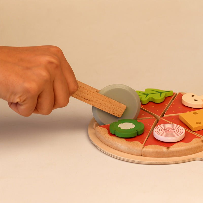 Playbox Wooden Pizza Oven Set - Tortoyse
