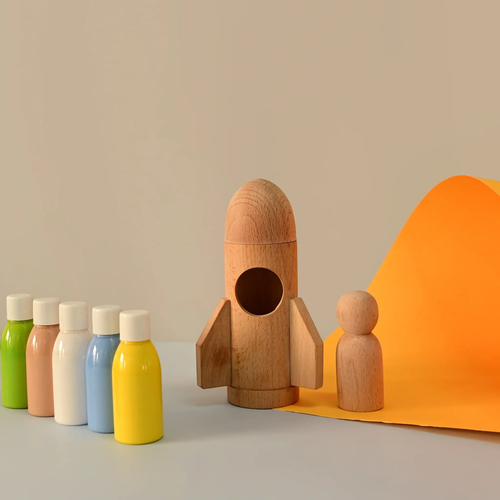 Playbox Wooden Rocket DIY Kit - Tortoyse