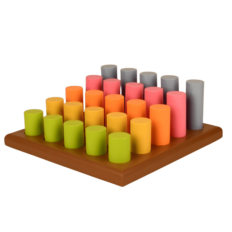 Playbox Wooden Rod Peg Steps - Tortoyse