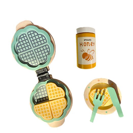 Playbox Wooden Sweet Treat – Waffle Maker (Beige) - Tortoyse