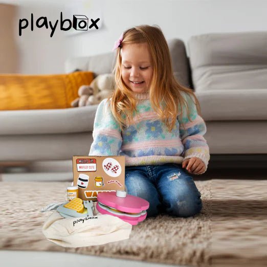 Playbox Wooden Sweet Treat – Waffle Maker (Pink) - Tortoyse