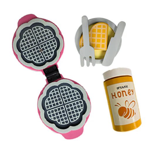 Playbox Wooden Sweet Treat – Waffle Maker (Pink) - Tortoyse