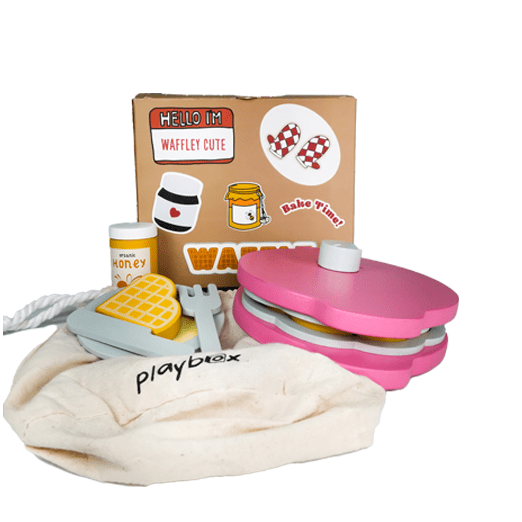 Playbox Wooden Sweet Treat – Waffle Maker (Pink) - Tortoyse
