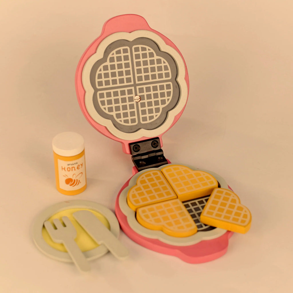 Playbox Wooden Sweet Treat – Waffle Maker (Pink) - Tortoyse