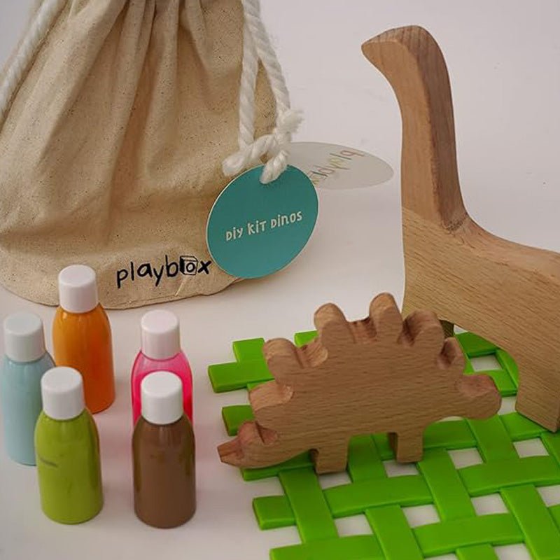 Playbox Wooden Toys Dino DIY Kit - Tortoyse