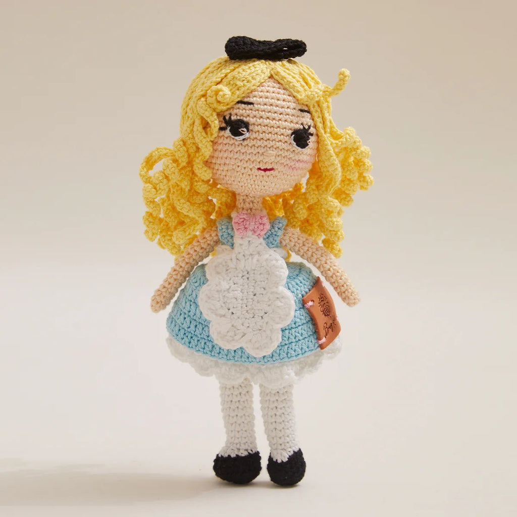 Princess Alicia – Handmade Crochet Doll (8”) - Tortoyse DOLLS