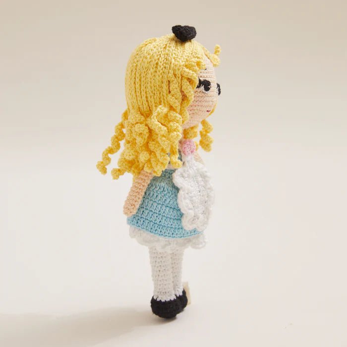 Princess Alicia – Handmade Crochet Doll (8”) - Tortoyse DOLLS