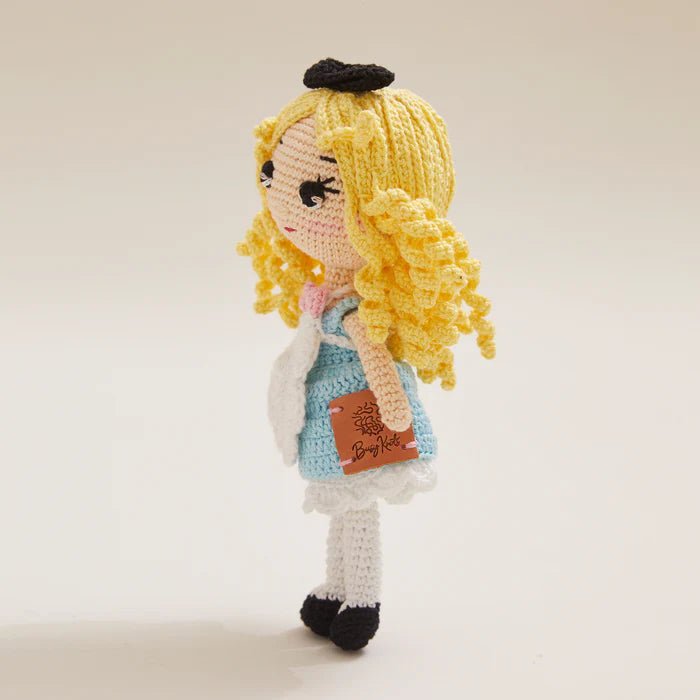 Princess Alicia – Handmade Crochet Doll (8”) - Tortoyse DOLLS