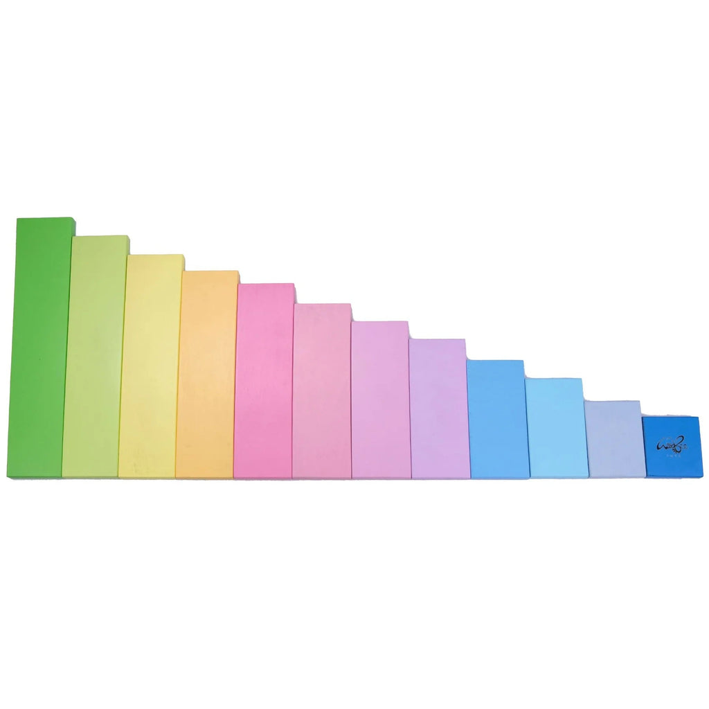 Rainbow Plates - 12 pc - Pastel Colour - Tortoyse