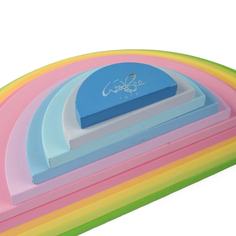 Rainbow Semicircle - 12 pc - Pastel Colour - Tortoyse