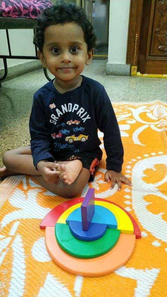 Rainbow Semicircle - 7 pc - Tortoyse
