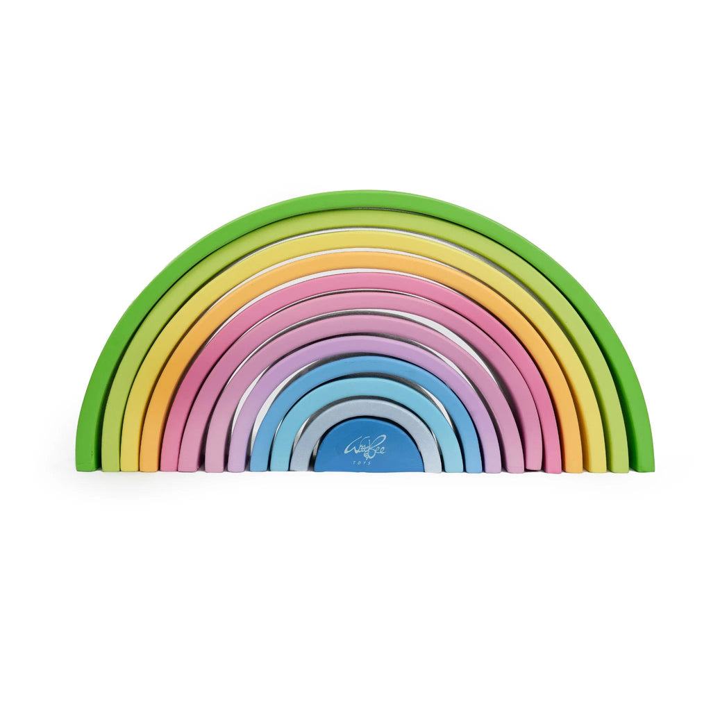 Rainbow Stacker - 12 pc - Pastel Colour - Tortoyse