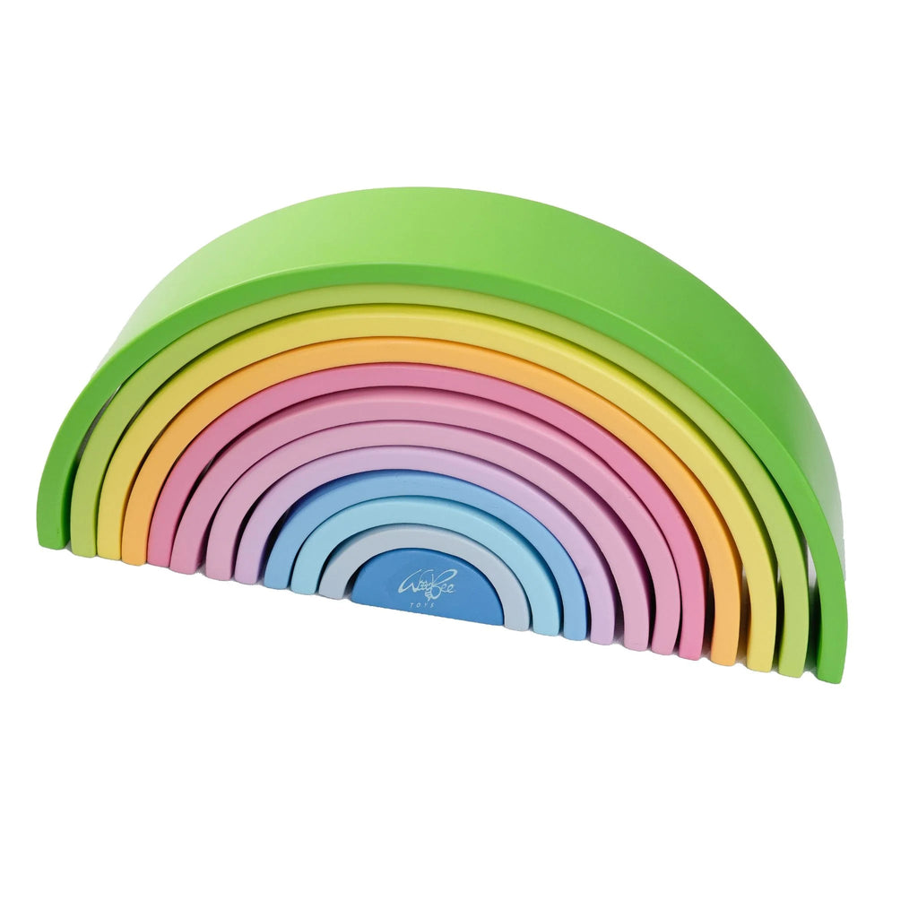 Rainbow Stacker - 12 pc - Pastel Colour - Tortoyse