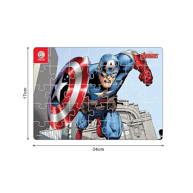 Ratna's 4 in 1 Marvel Avengers Jigsaw Puzzle - Tortoyse Innovations LLP Educational Toys 8904114981496