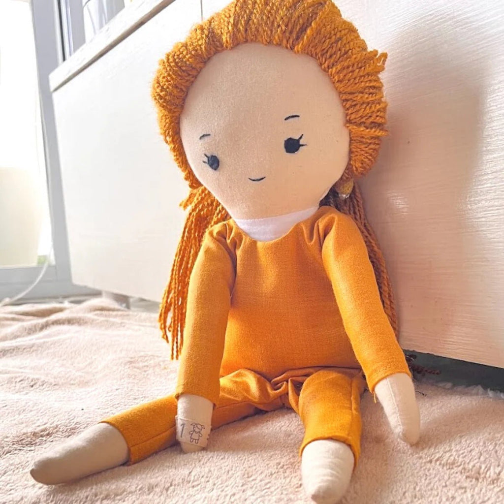 Reva Handmade Rag Doll - Tortoyse DOLLS