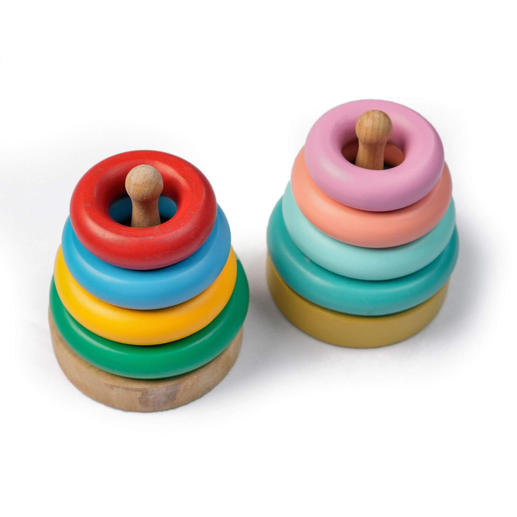 Ring Stacker - Pastel/Rainbow - Tortoyse