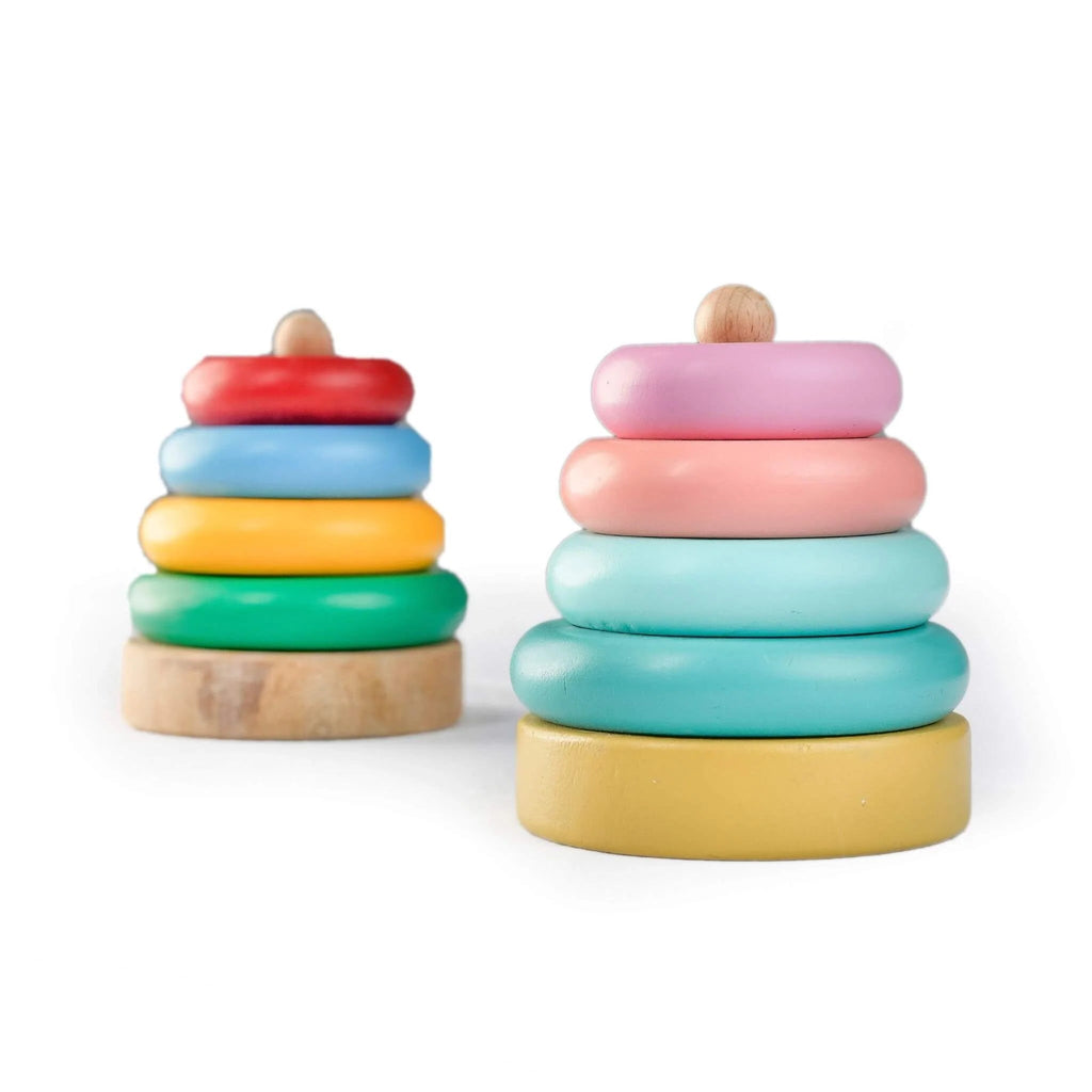 Ring Stacker - Pastel/Rainbow - Tortoyse