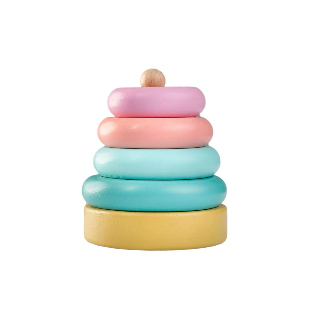 Ring Stacker - Pastel/Rainbow - Tortoyse