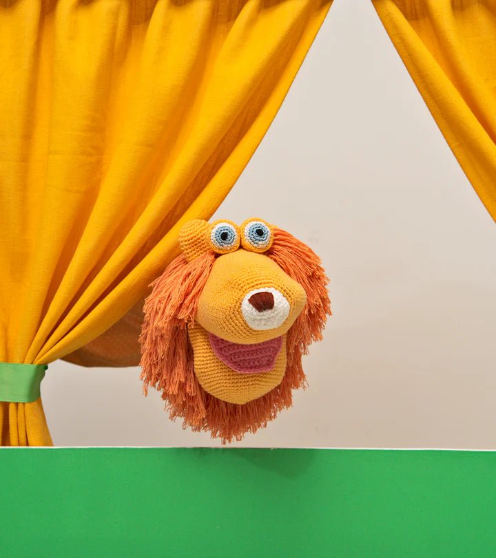 Roar with Joy – Crochet Lion Puppet for Storytelling & Playtime - Tortoyse Toys