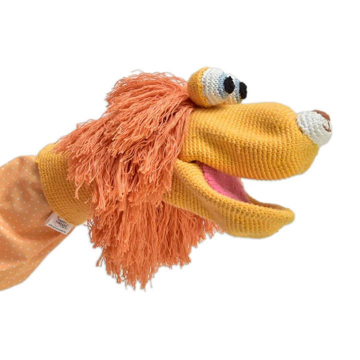 Roar with Joy – Crochet Lion Puppet for Storytelling & Playtime - Tortoyse Toys