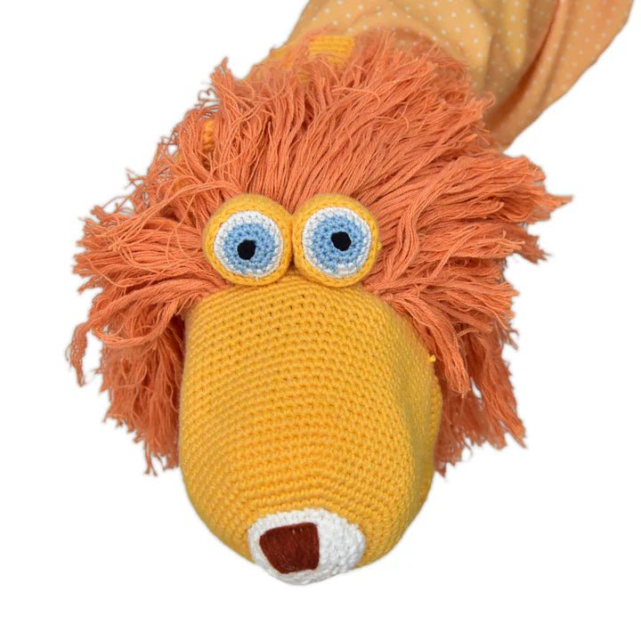 Roar with Joy – Crochet Lion Puppet for Storytelling & Playtime - Tortoyse Toys
