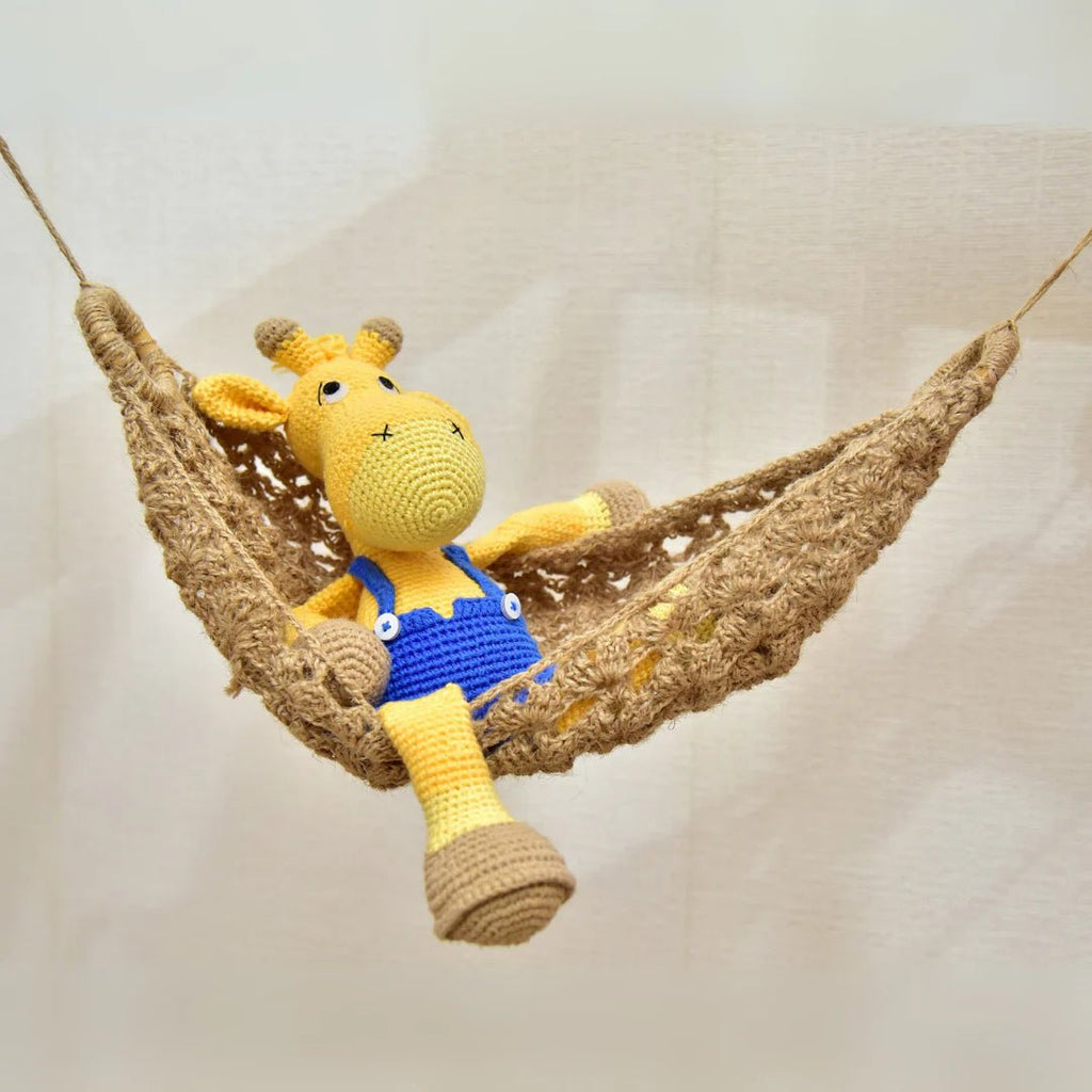 Soft & Cuddly Crochet Giraffe – Alex the Handmade Companion - Tortoyse ANIMAL TOYS