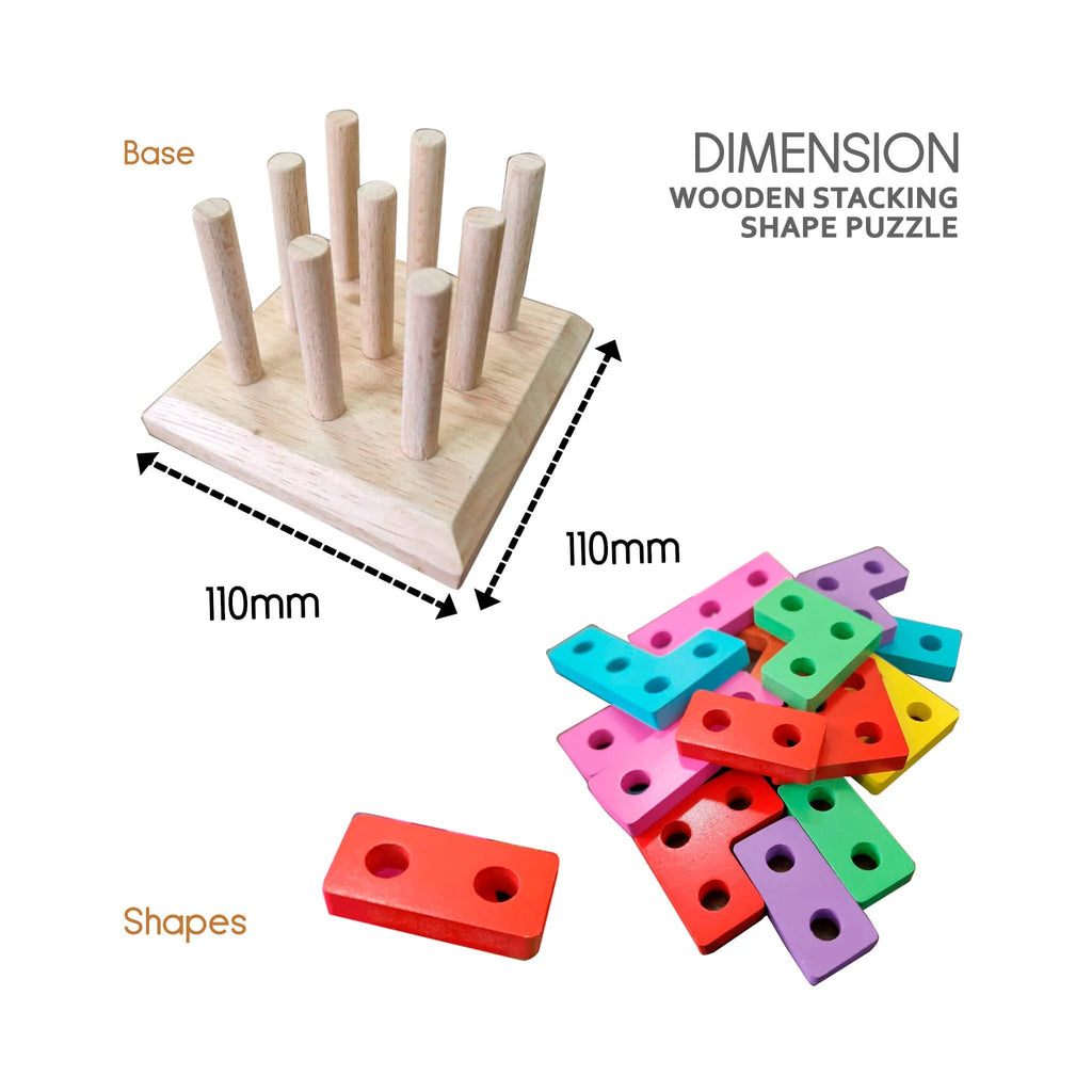 Stacking Shape Puzzle - Tortoyse