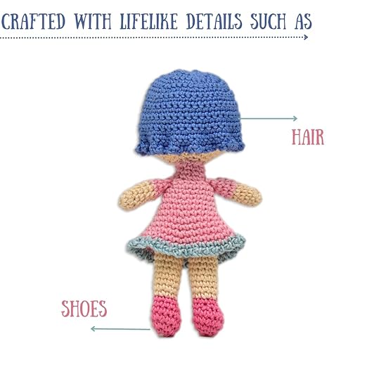 Super Cute, Terrific Dolls, Handmade Crochet Soft Doll for Playful Hearts - Tortoyse Toys