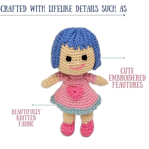 Super Cute, Terrific Dolls, Handmade Crochet Soft Doll for Playful Hearts - Tortoyse Toys