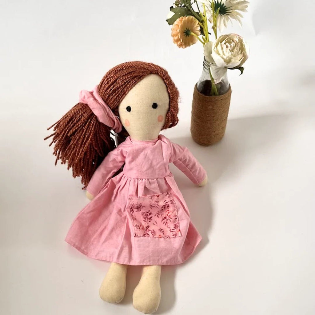 Tashi – Handmade Cloth Doll for Kids | Soft & Eco - Friendly - Tortoyse DOLLS