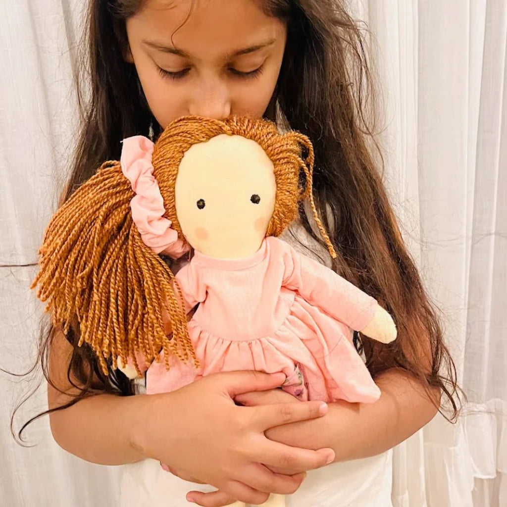 Tashi – Handmade Cloth Doll for Kids | Soft & Eco - Friendly - Tortoyse DOLLS