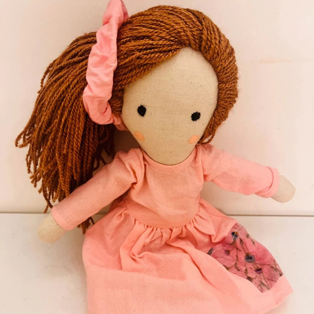 Tashi – Handmade Cloth Doll for Kids | Soft & Eco - Friendly - Tortoyse DOLLS
