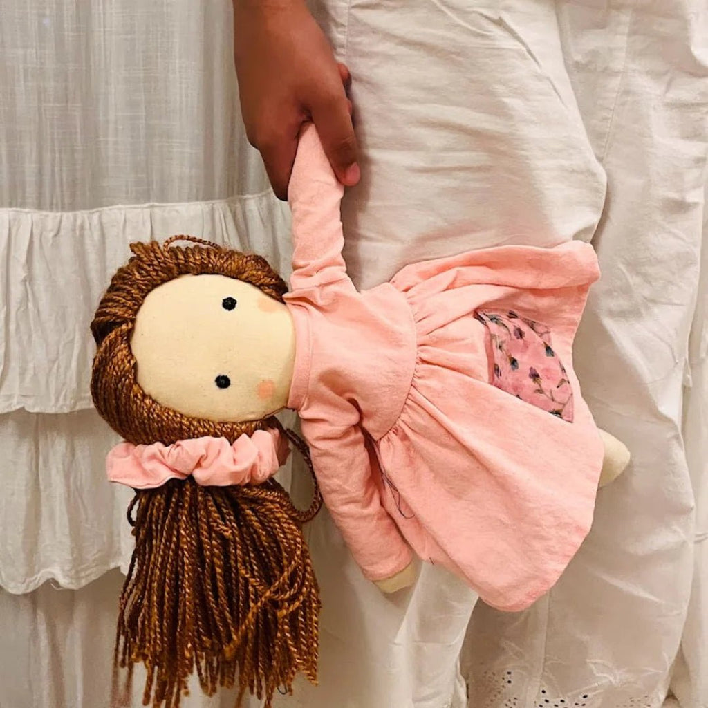 Tashi – Handmade Cloth Doll for Kids | Soft & Eco - Friendly - Tortoyse DOLLS
